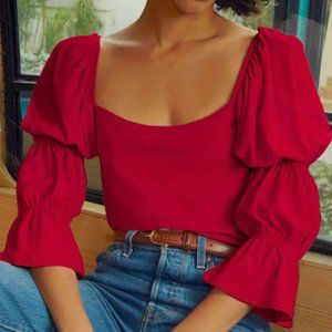 Nation Ltd Hillary Romance Tee NWT Sz S